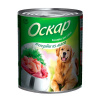"ОСКАР" корм консервированный для собак, ассорти из мяса 750 г