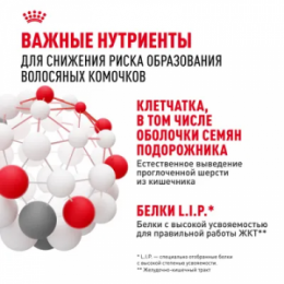 "ROYAL CANIN" Hairball Care кусочки в соусе для снижения риска образования волосянных комочков, 85 г