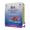 "BRIT" Premium консервированный корм для кошек с чувст. пищеварением, Воздушный паштет Ягненок