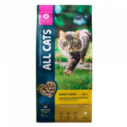 "All Cats" сухой корм для взрослых кошек с курицей