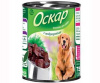 "ОСКАР" корм консервированный для собак, с Потрошками 750 г