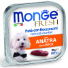 "MONGE" Dog Fresh влажный корм для собак, с уткой, консервы 100 г