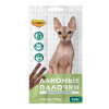 "МНЯМС" палочки лакомство для кошек Утка/Кролик 13,5см,   3*5гр 0079
