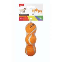 "M-PETS" игрушка для собак теннисный мяч, диаметр 5 см 3 шт, цвет оранжевый