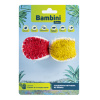 "Bambini Pets" игрушка для грызунов "Бейсбольные мячи" из люфы. Количество 2 шт