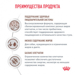 "Royal Canin" Gastrointestinal Low Fat корм для взрослых собак при нарушениях пищеварения