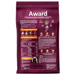 "AWARD" Sterilized сухой корм для взрослых стерилизованных кошек с белой рыбой