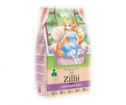 "ZILLII" Indoor Adult сухой корм для взрослых кошек живущих в помещении с индейкой с ягнёнком